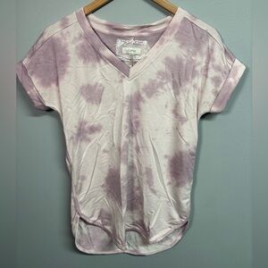 Cupio Lavender Tie-Dye Short Sleeve Tee